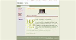Desktop Screenshot of hedgefarm.com