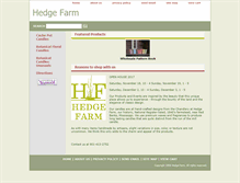 Tablet Screenshot of hedgefarm.com