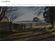 Tablet Screenshot of hedgefarm.com.au
